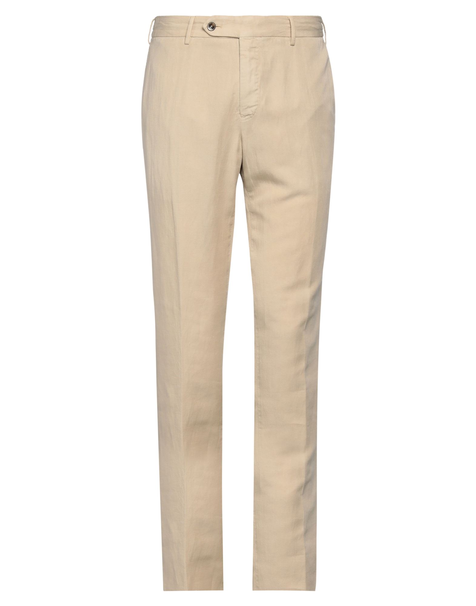 Pt Torino Man Pants Beige Size 38 Cotton, Cashmere, Elastane In Beige