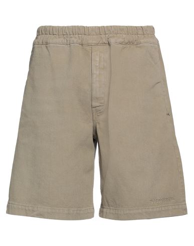 14bros Man Shorts & Bermuda Shorts Military Green Size M Cotton