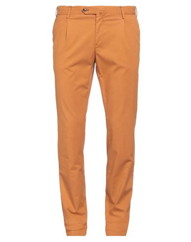 Jeckerson Man Pants Orange Size 30 Cotton, Elastane