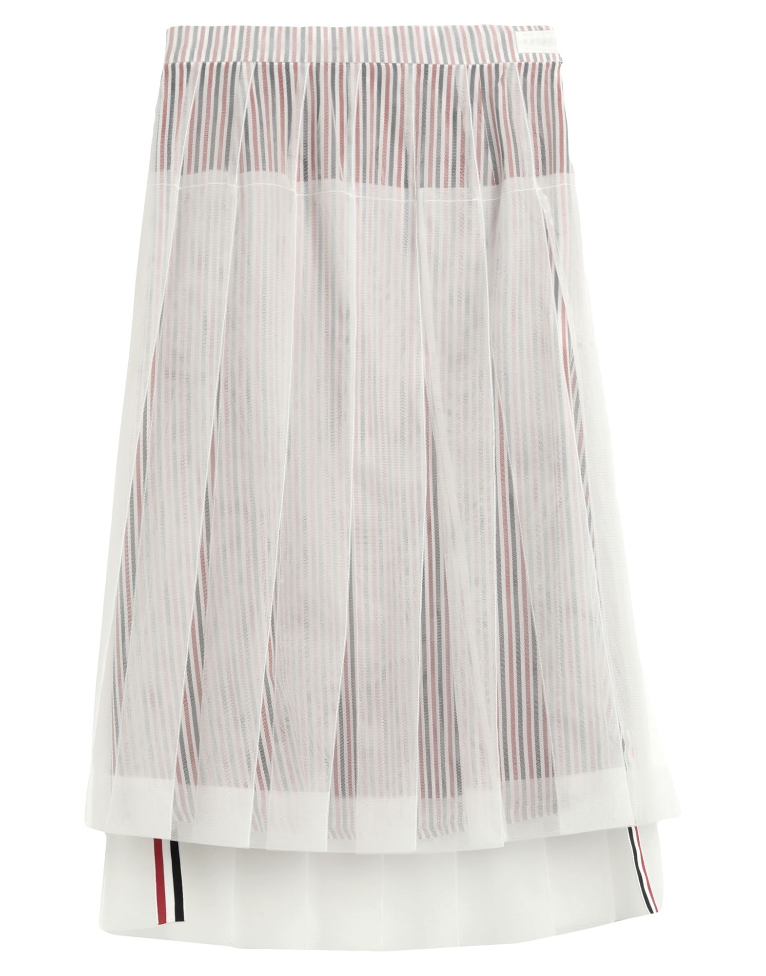 Thom Browne Midi Skirts In White