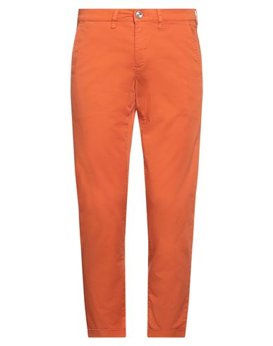 Jeckerson Man Pants Orange Size 29 Cotton, Elastane