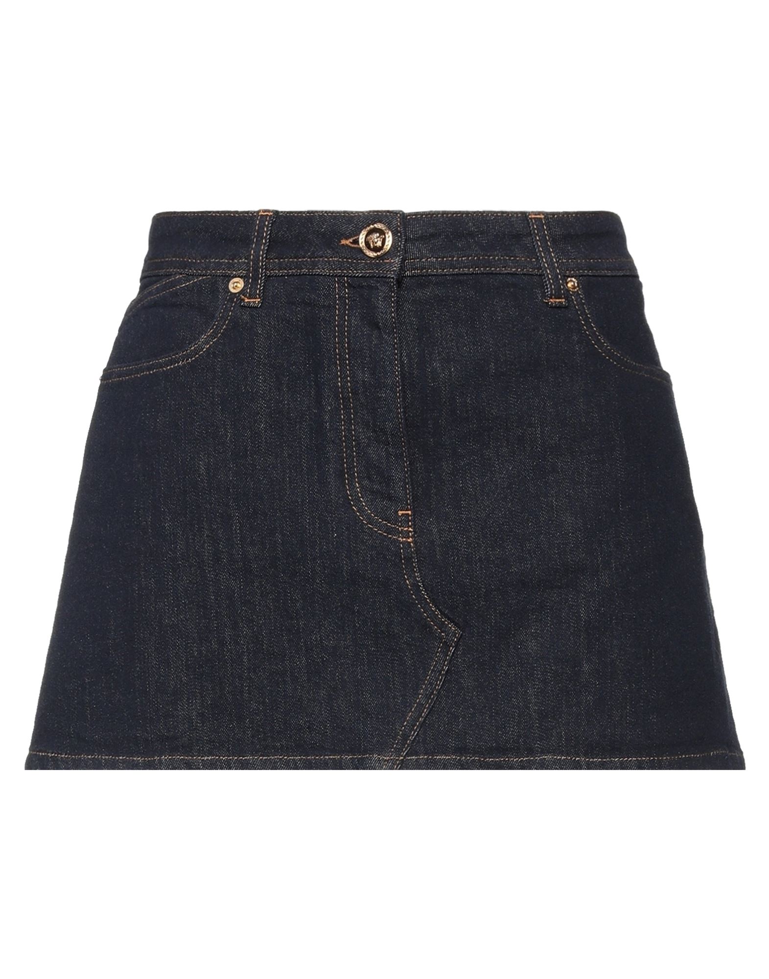 Versace Denim Skirts In Blue