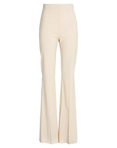 Sportmax Woman Pants Beige Size 10 Viscose, Virgin Wool, Elastane In Beige