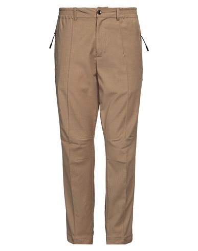 Gazzarrini Man Pants Khaki Size 34 Polyester, Viscose, Wool, Elastane In Neutral