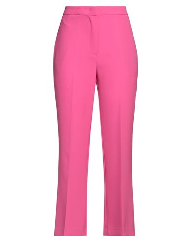 Kaos Woman Pants Fuchsia Size 8 Polyester, Elastane In Pink