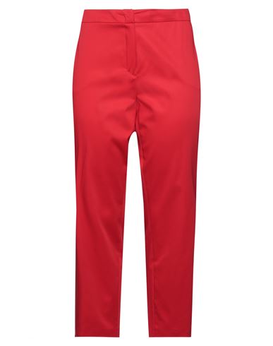Clips More Woman Pants Red Size 16 Cotton, Elastane