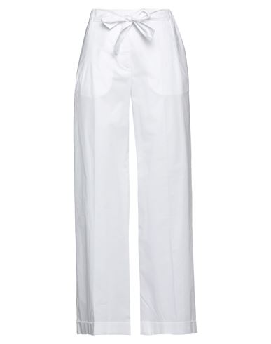 Semicouture Woman Pants White Size 6 Cotton