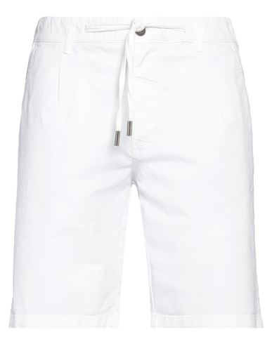 Alley Docks 963 Man Shorts & Bermuda Shorts White Size 36 Cotton, Elastane