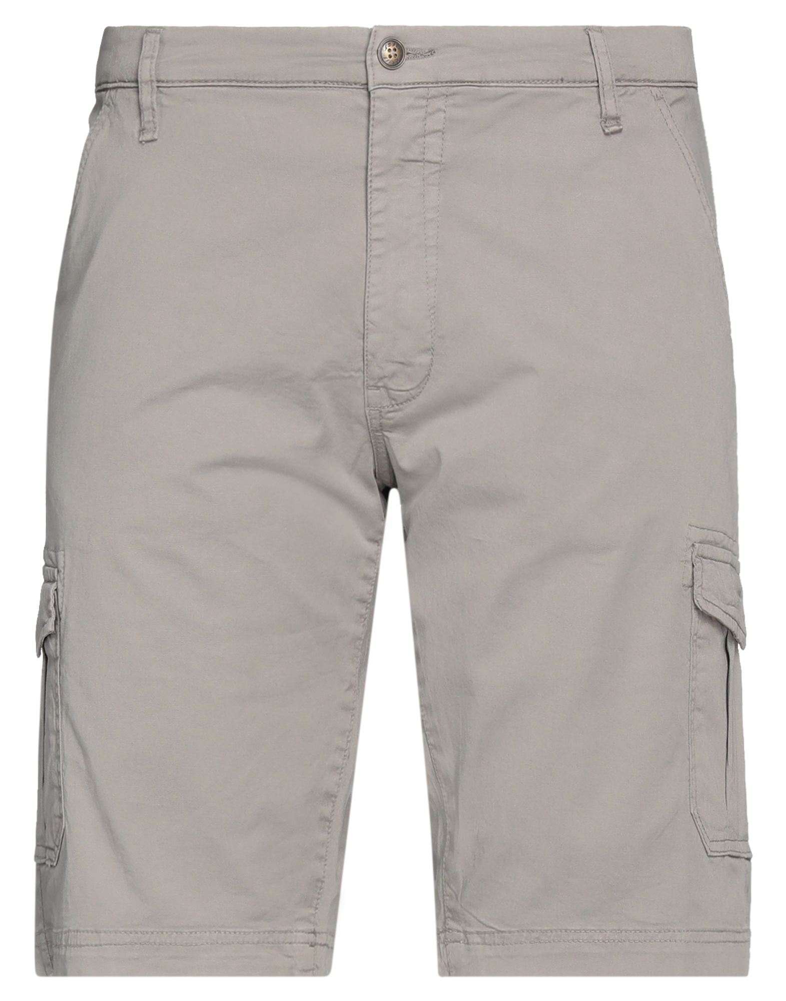 Alley Docks 963 Man Shorts & Bermuda Shorts Grey Size 40 Cotton, Elastane