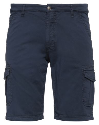 Alley Docks 963 Man Shorts & Bermuda Shorts Navy Blue Size 28 Cotton, Elastane
