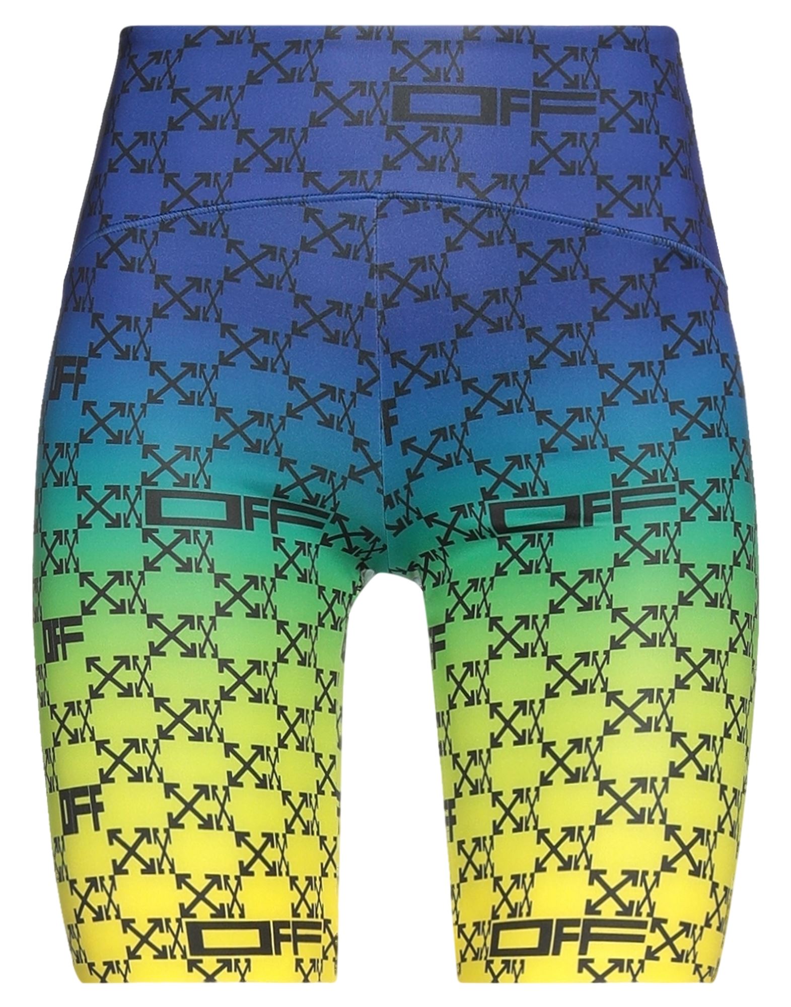 Off-white Woman Leggings Blue Size Xs Polyamide, Polyester, Elastane