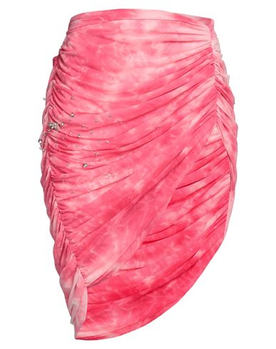 Des Phemmes Des_phemmes Woman Mini Skirt Fuchsia Size 8 Nylon In Pink