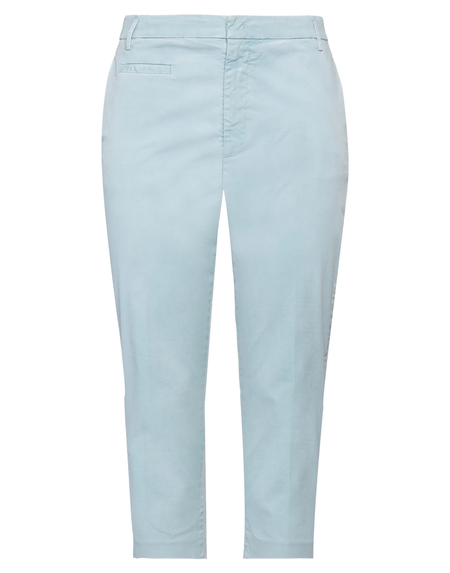 Shop Dondup Woman Pants Sky Blue Size 8 Cotton, Elastane