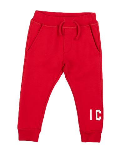 Dsquared2 Babies'  Toddler Boy Pants Red Size 3 Cotton, Elastane