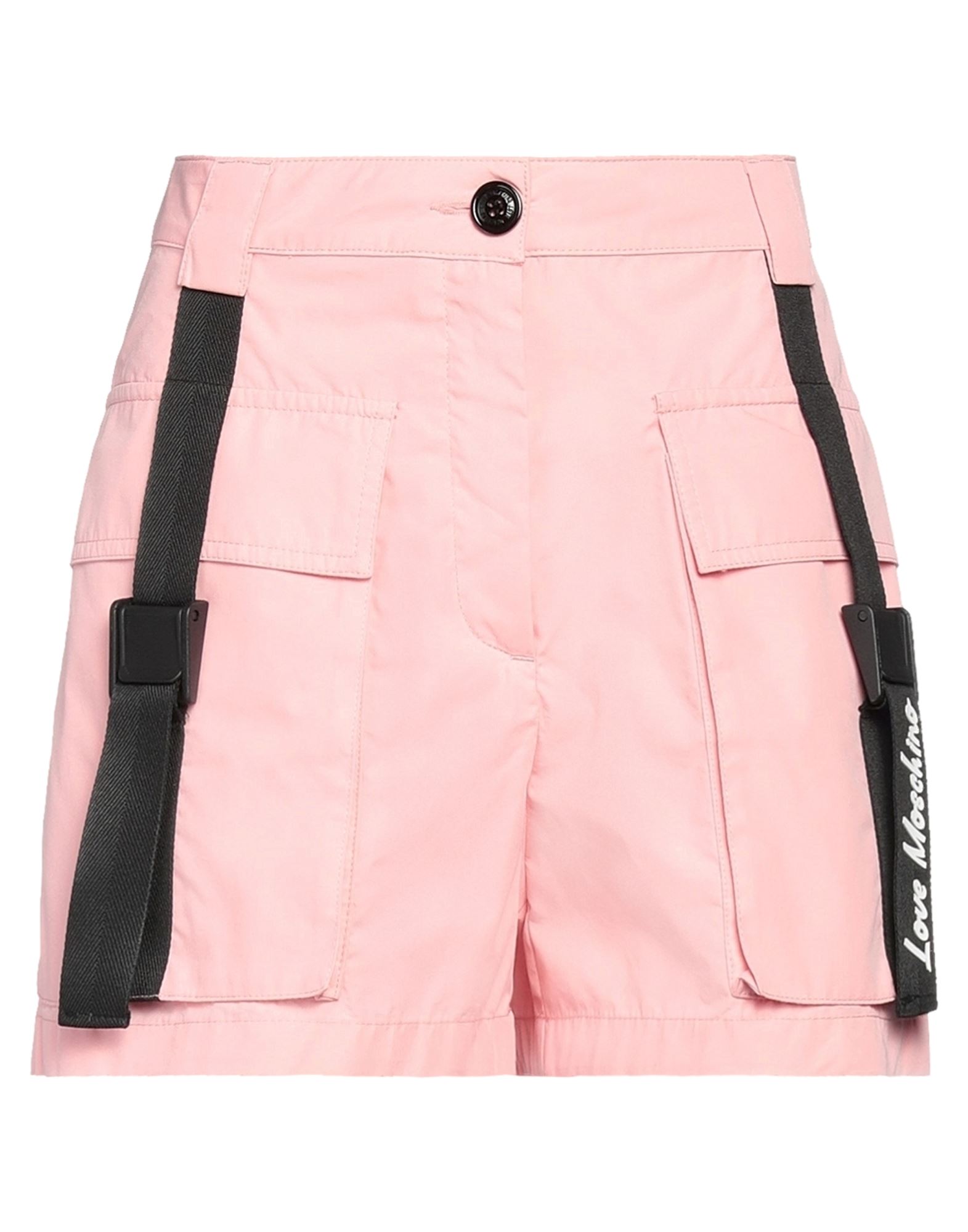 Love Moschino Woman Shorts & Bermuda Shorts Pink Size 6 Cotton, Polyamide, Polyester In Pink