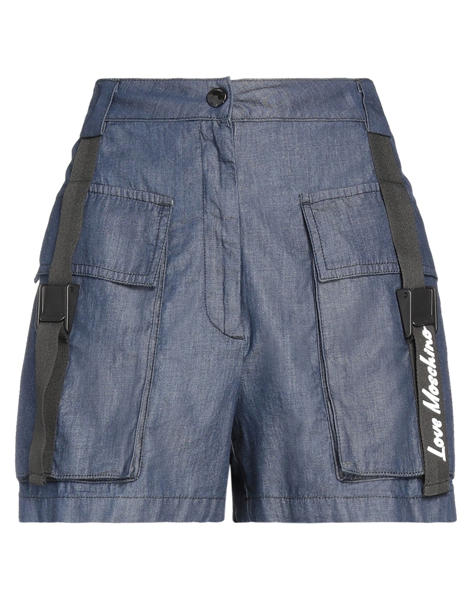Love Moschino Denim Shorts In Blue