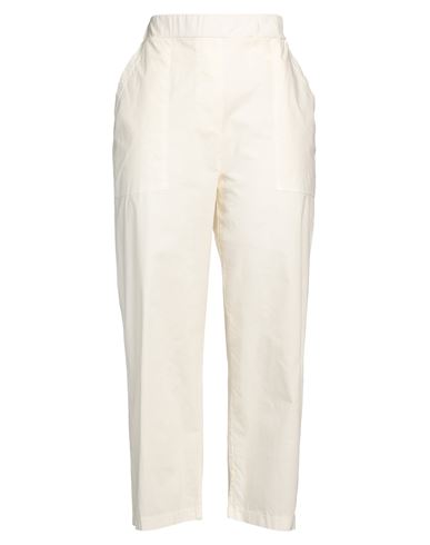 Woman Pants Ivory Size 8 Viscose, Polyamide, Elastane