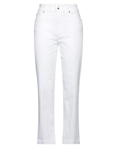 Love Moschino Woman Denim Pants White Size 29 Cotton, Elastane