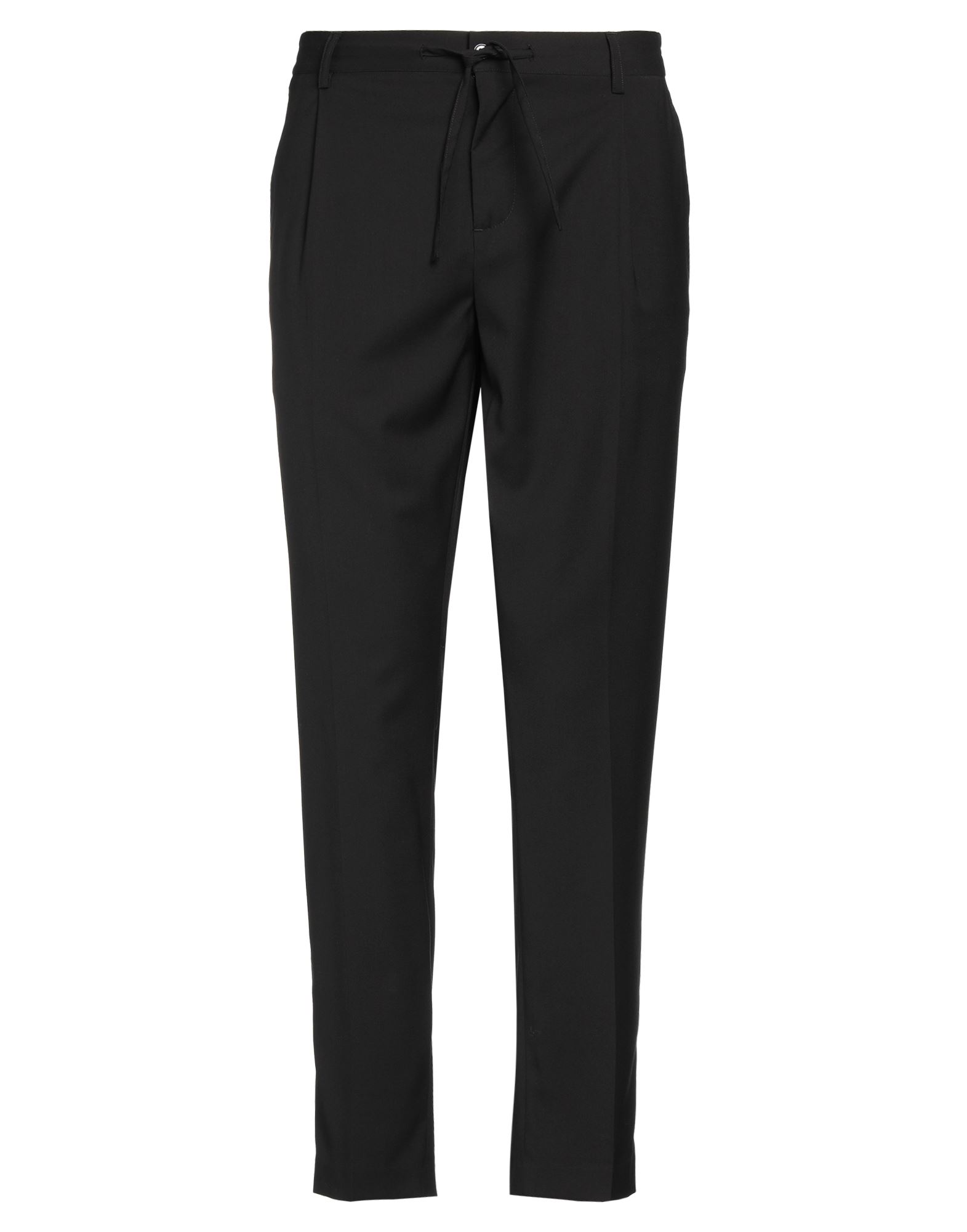 Shop Grey Daniele Alessandrini Man Pants Black Size 36 Polyester, Viscose, Elastane