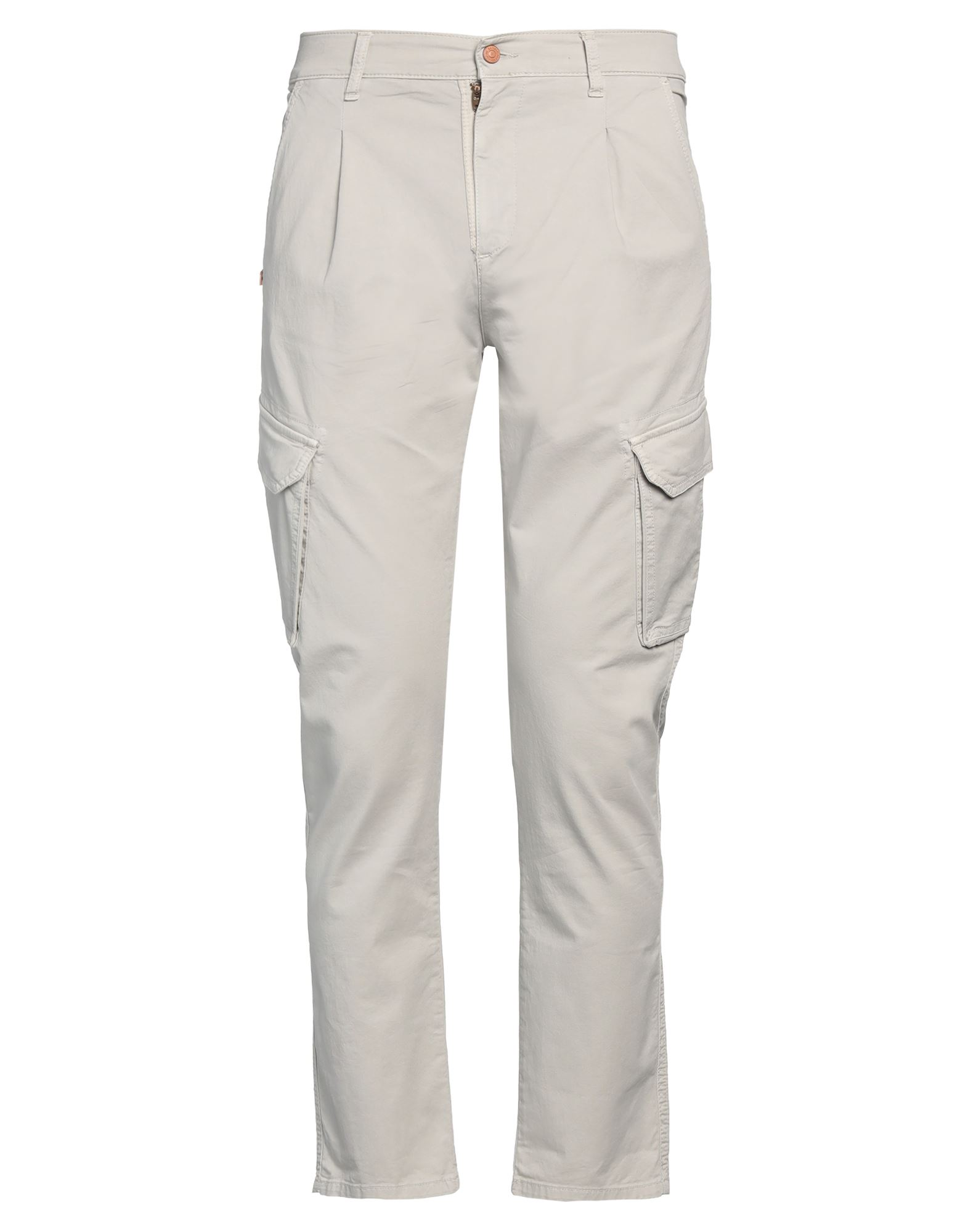 Grey Daniele Alessandrini Man Pants Light Grey Size 33 Cotton, Elastane