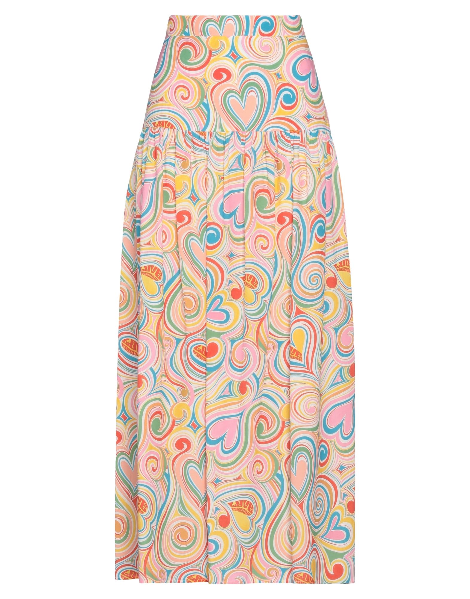 Love Moschino Long Skirts In Pink