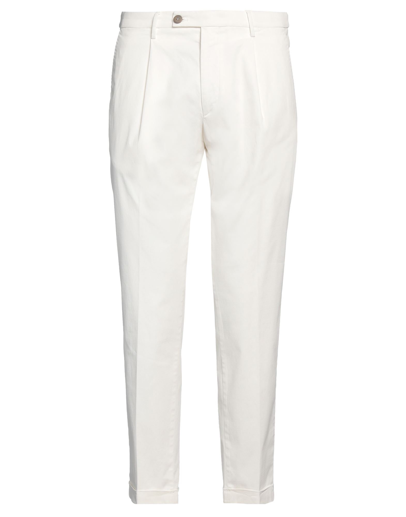 Michael Coal Casual Pants In White