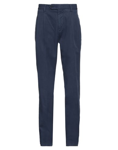 Shop Aspesi Man Pants Navy Blue Size 40 Cotton
