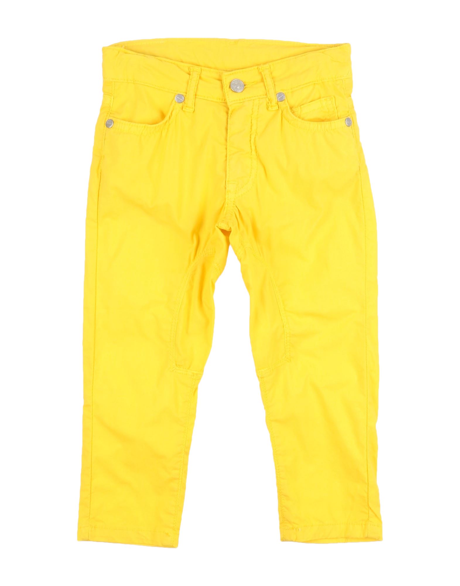 Siviglia White Kids'  Pants In Yellow