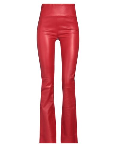 Pantalones Mujer Rojo 36 Mujer