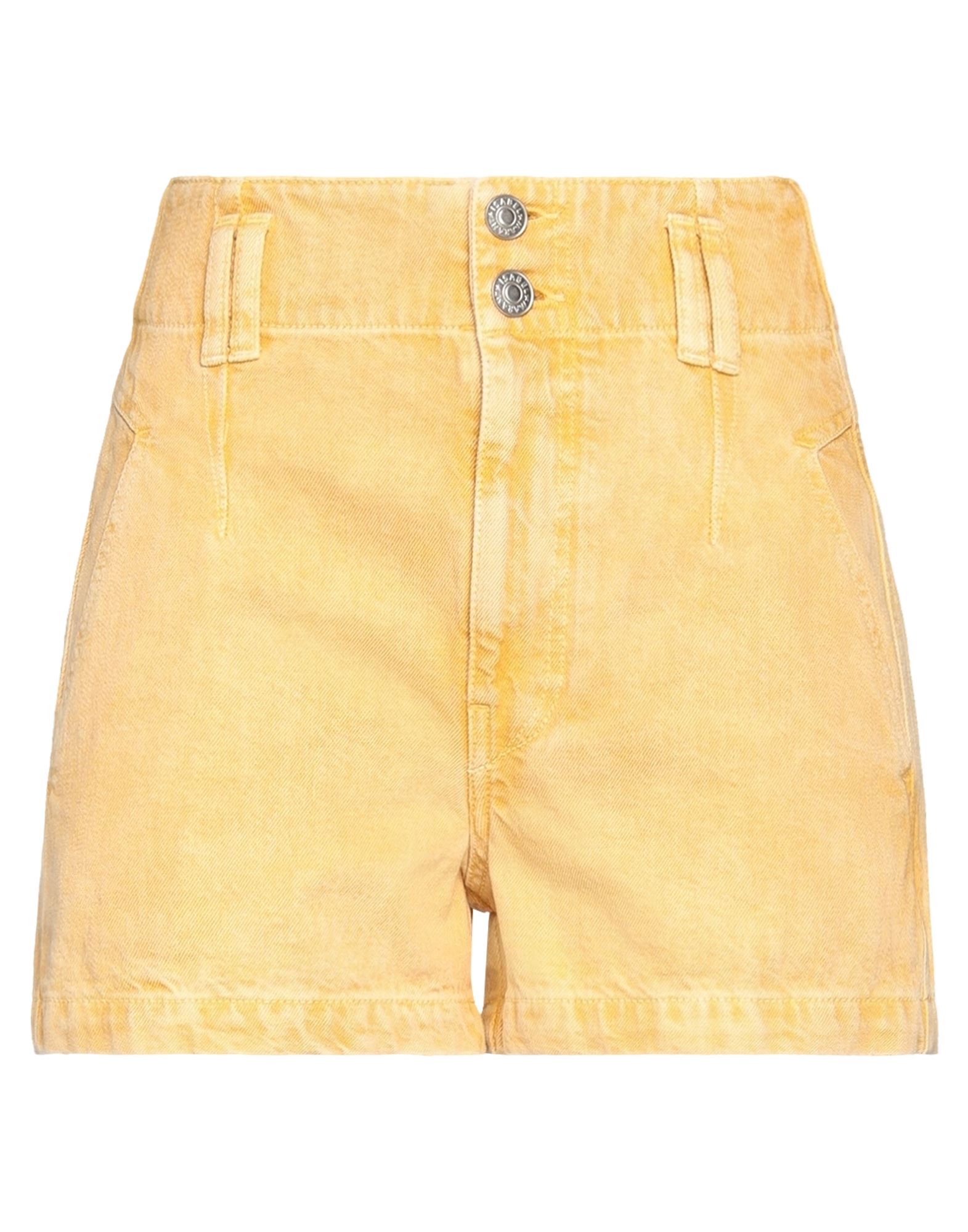Isabel Marant Étoile Denim Shorts In Yellow