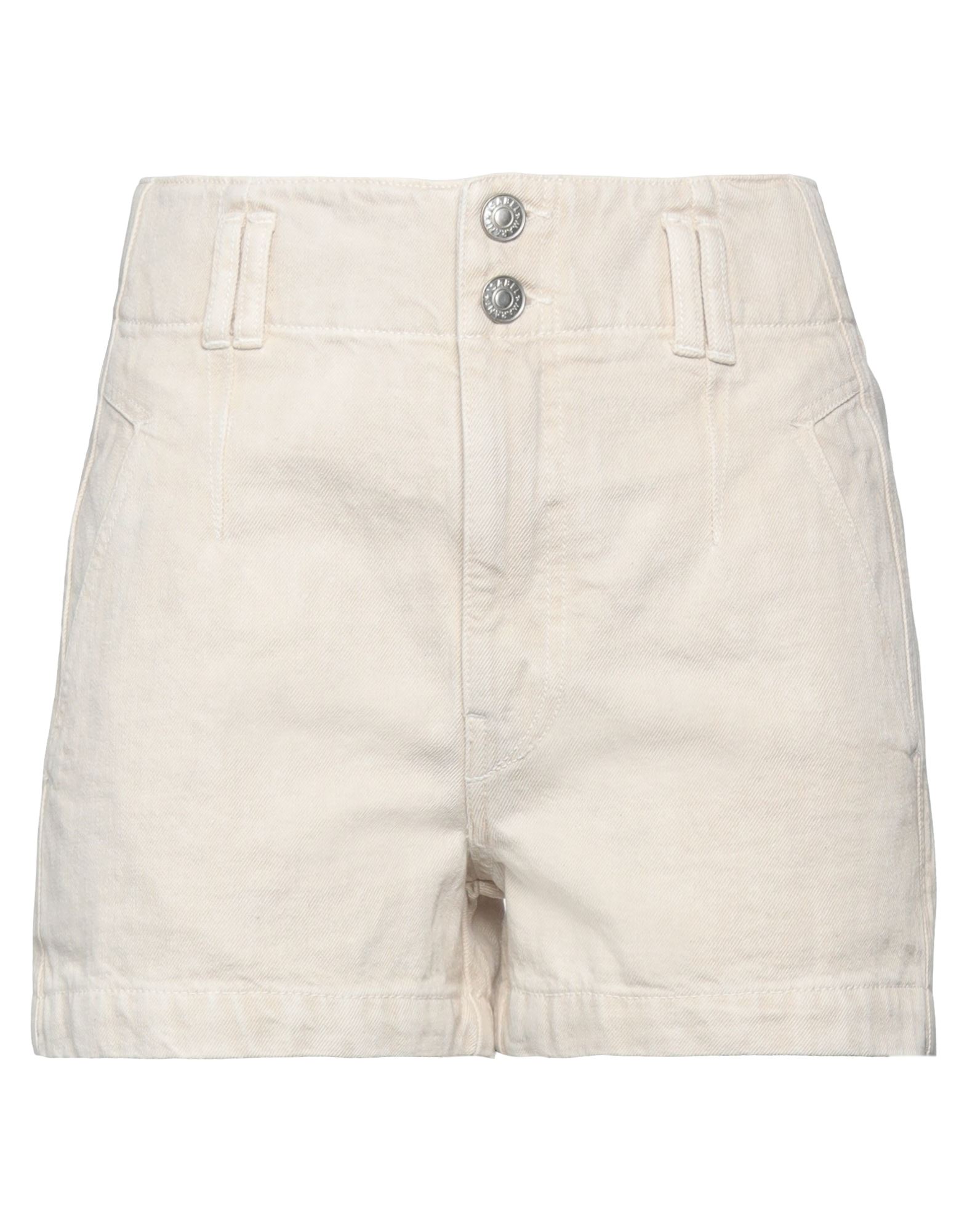 ISABEL MARANT ÉTOILE ISABEL MARANT ÉTOILE WOMAN DENIM SHORTS BEIGE SIZE 10 COTTON