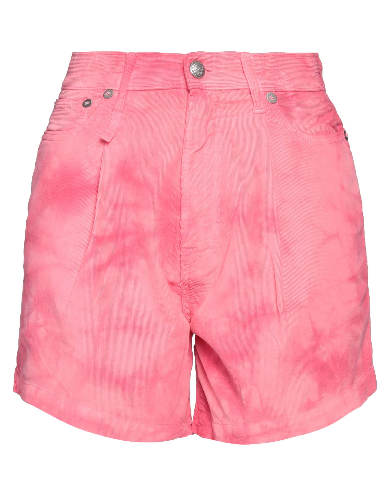 R13 Woman Shorts & Bermuda Shorts Fuchsia Size 25 Cotton In Pink