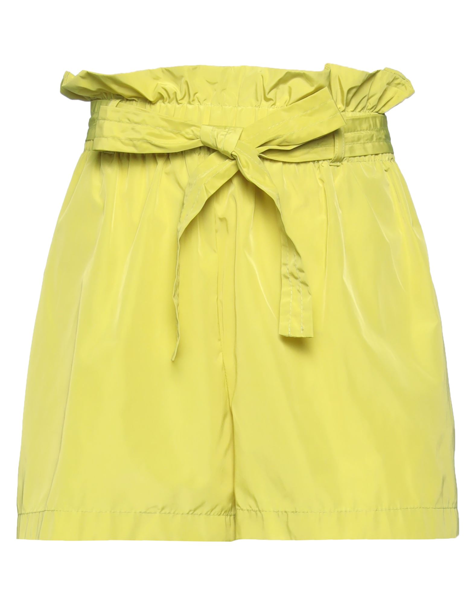 Soallure Woman Shorts & Bermuda Shorts Acid Green Size 6 Polyester