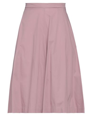 Niū Woman Cropped Pants Mauve Size M Cotton, Elastane In Purple