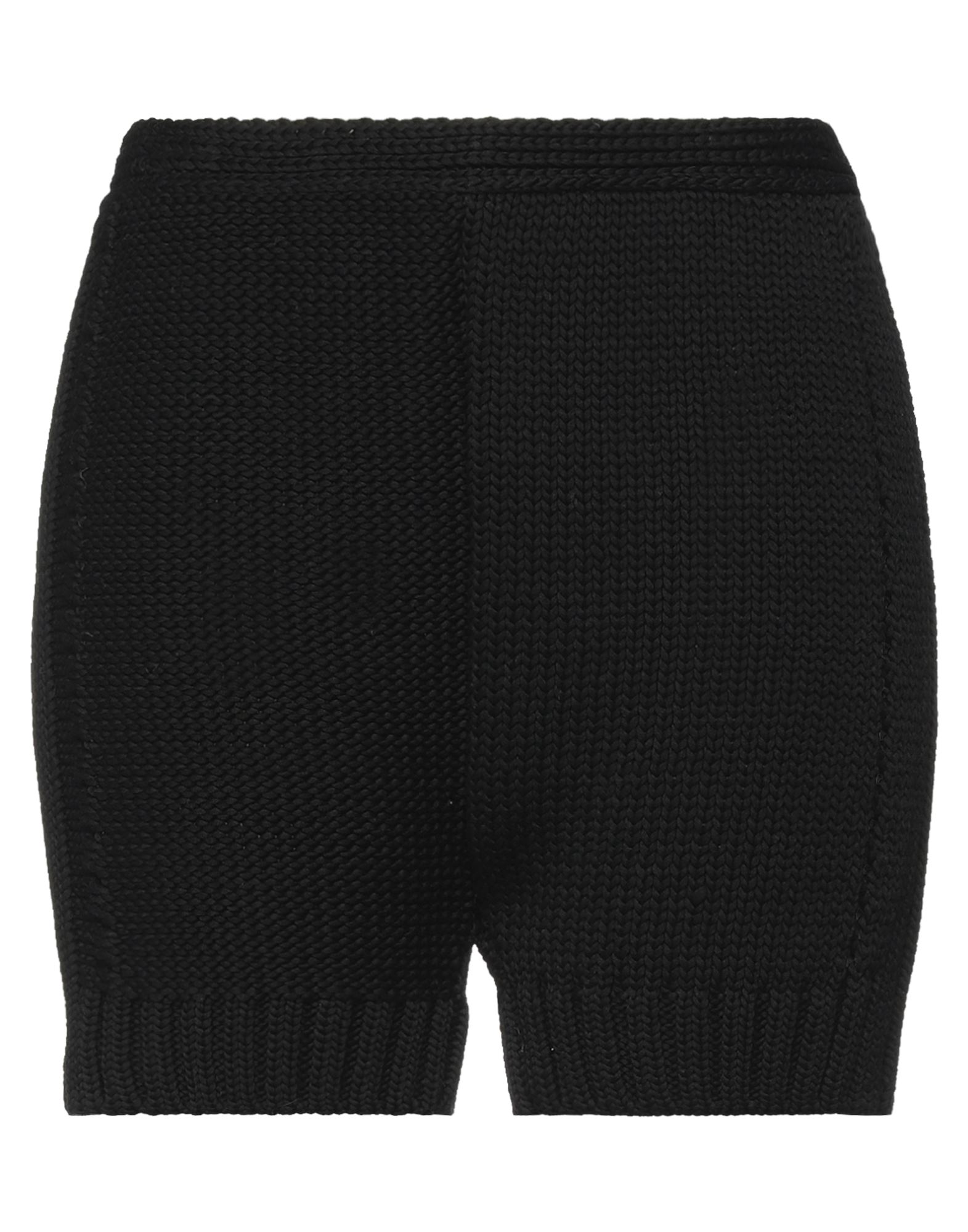 Ndegree21 Woman Shorts & Bermuda Shorts Black Size 8 Cotton, Acetate, Silk