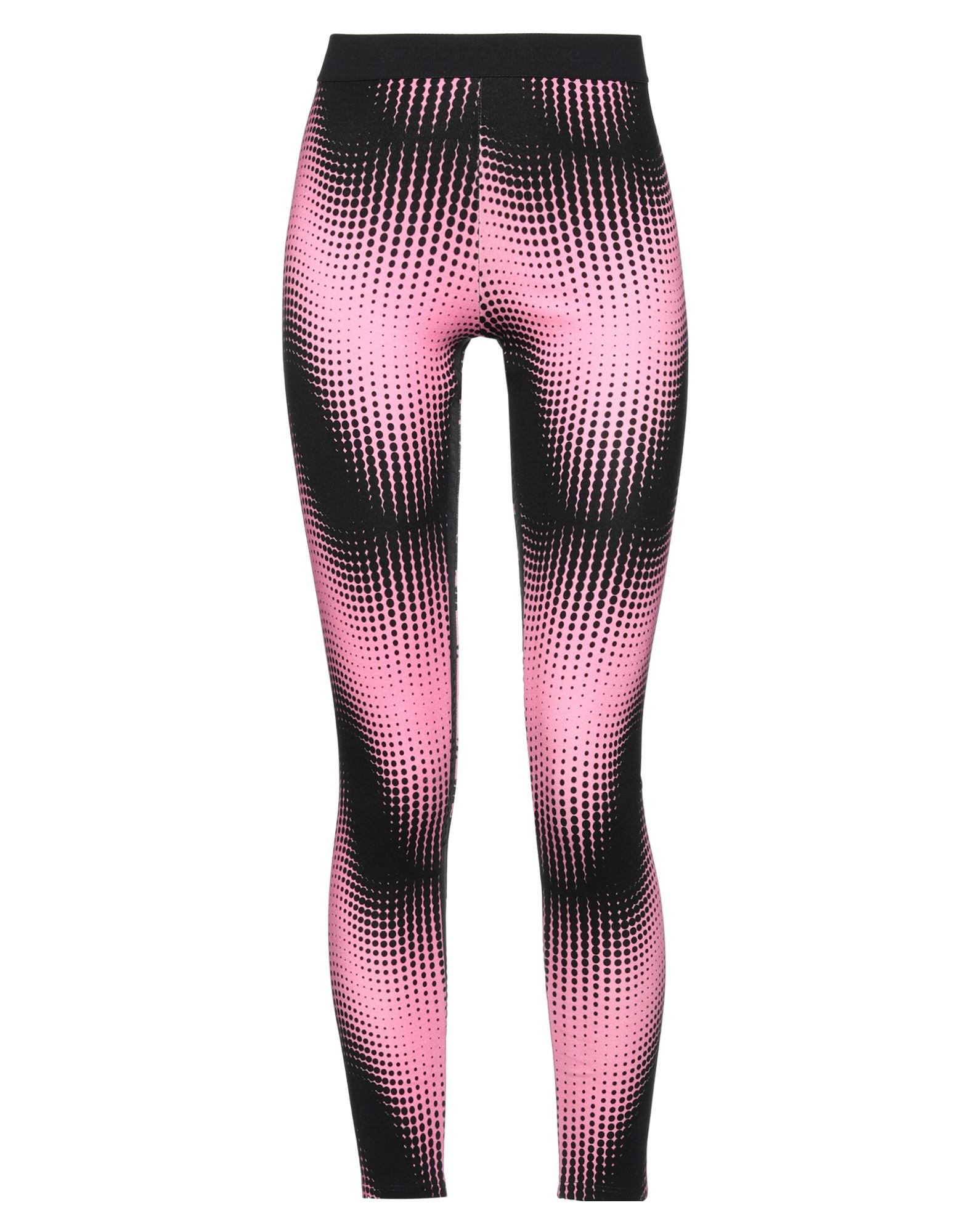 RABANNE RABANNE WOMAN LEGGINGS PINK SIZE L VISCOSE, ELASTANE