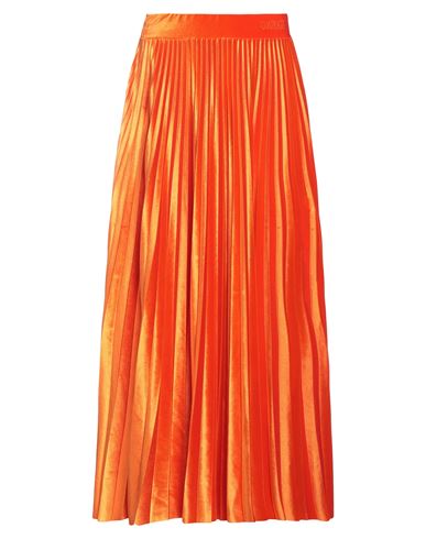 Quantum Courage Woman Midi Skirt Orange Size Xs Polyester, Elastane
