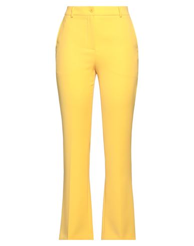 Boutique Moschino Woman Pants Yellow Size 6 Polyester