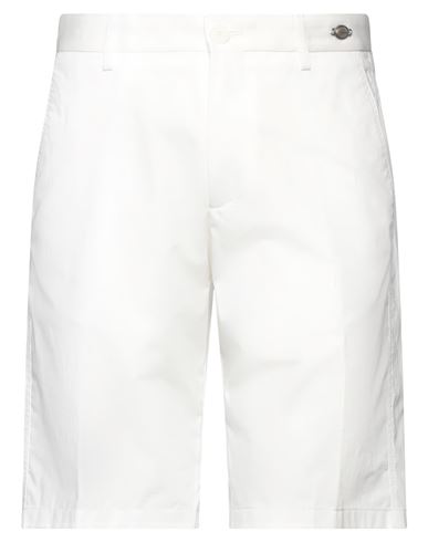 Tagliatore Man Shorts & Bermuda Shorts White Size 32 Cotton, Elastane