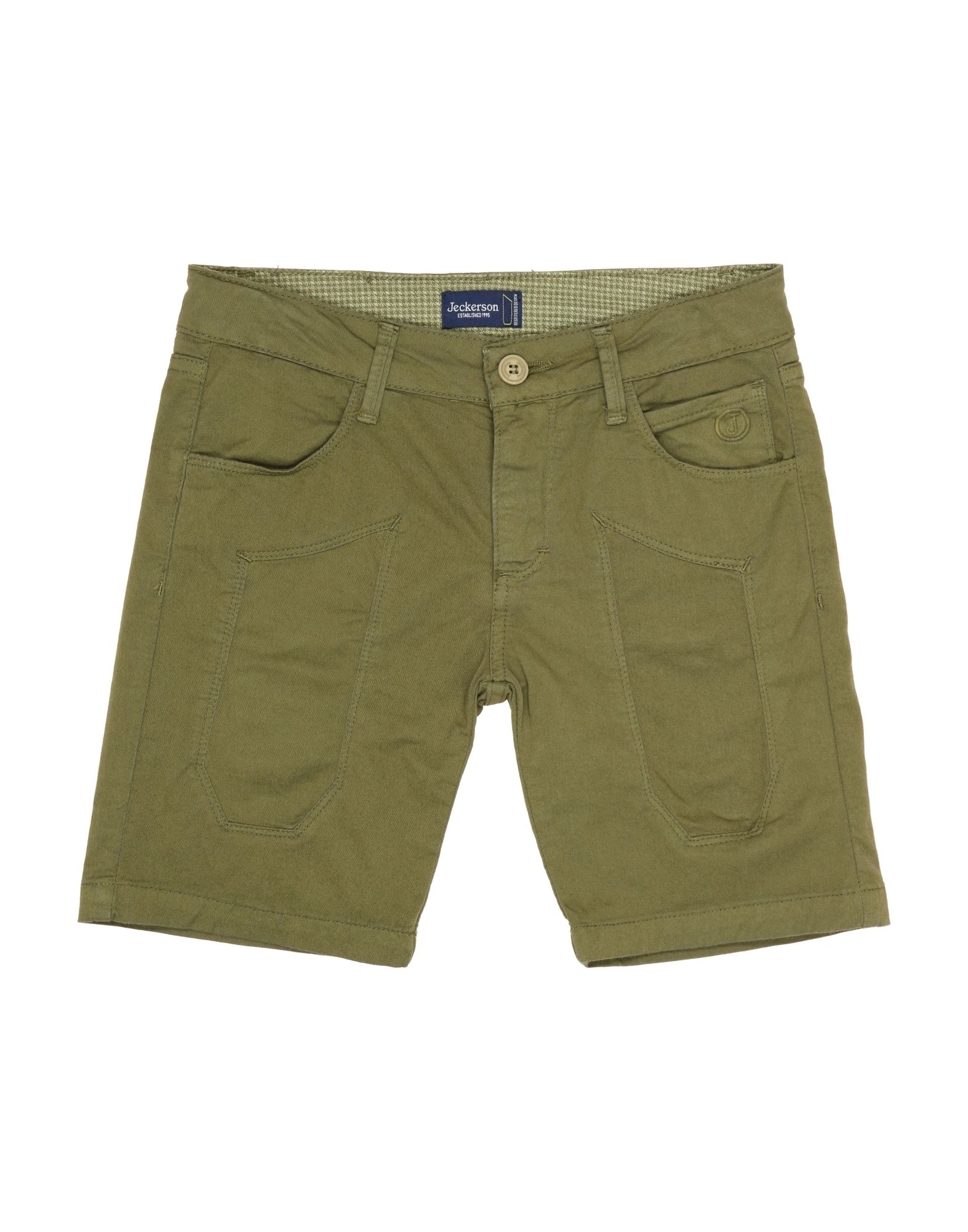 Jeckerson Kids'  Toddler Girl Shorts & Bermuda Shorts Military Green Size 6 Cotton, Elastane