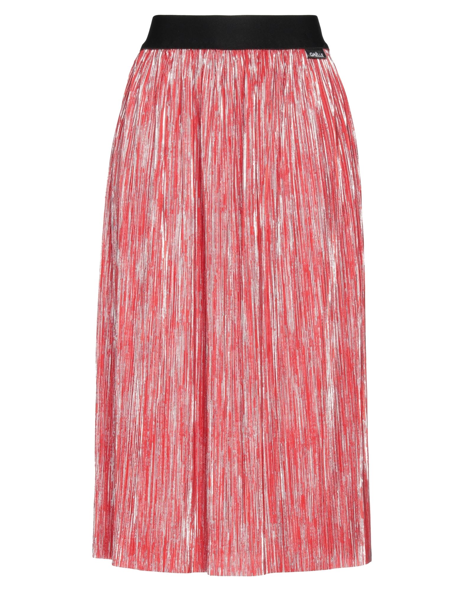 Gaelle Paris Midi Skirts In Red