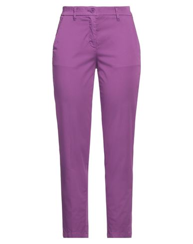 Jacob Cohёn Woman Pants Mauve Size 12 Cotton, Elastane, Polyester In Purple