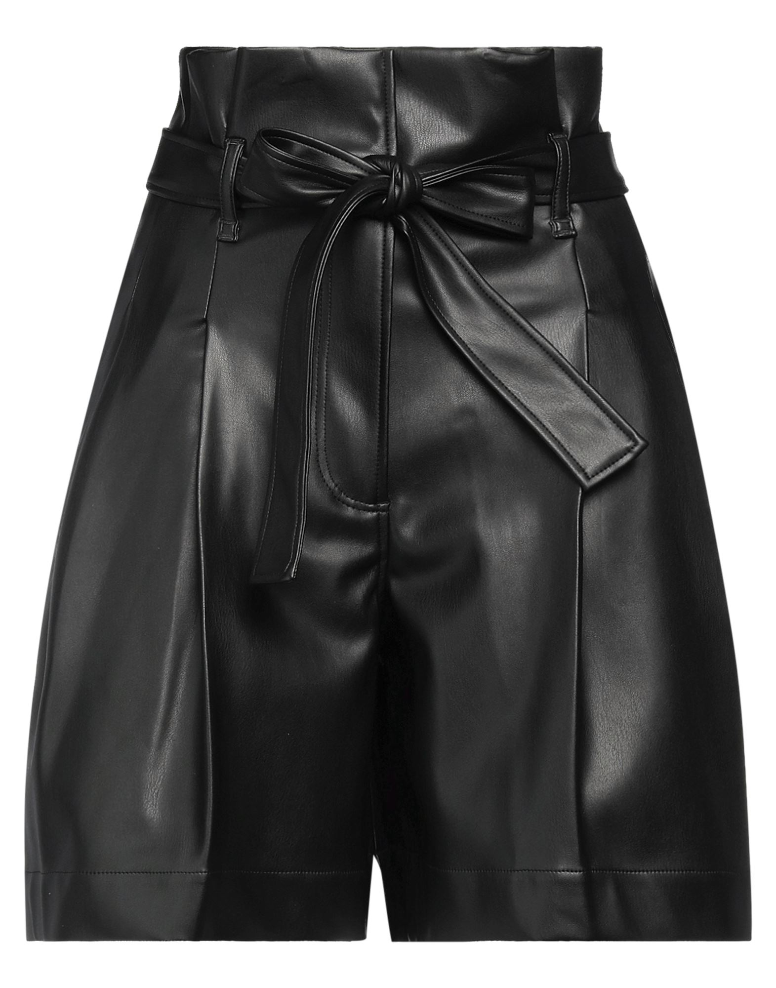 Sly010 Woman Shorts & Bermuda Shorts Black Size 6 Polyester, Polyurethane