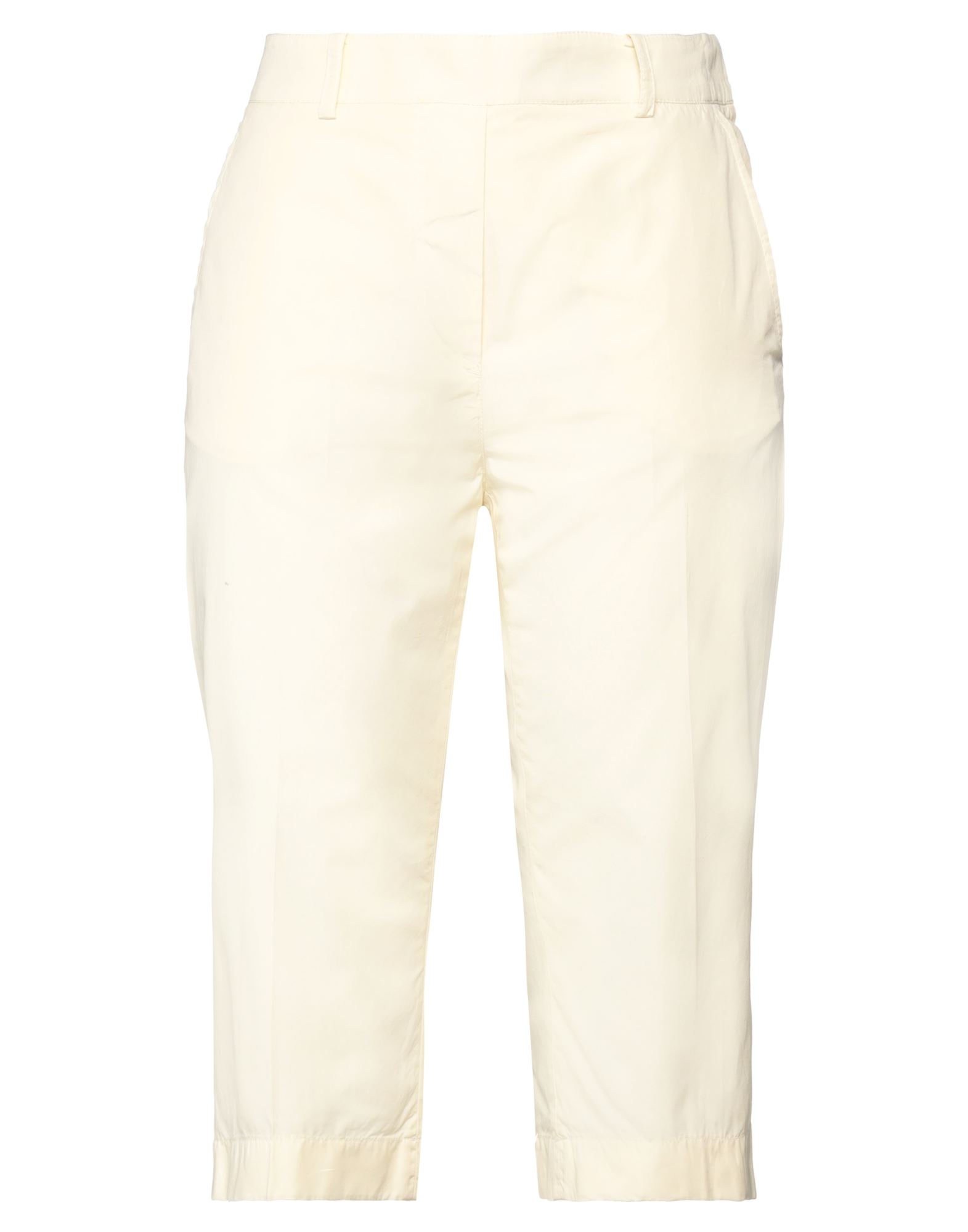 Ndegree21 Cropped Pants In Ivory