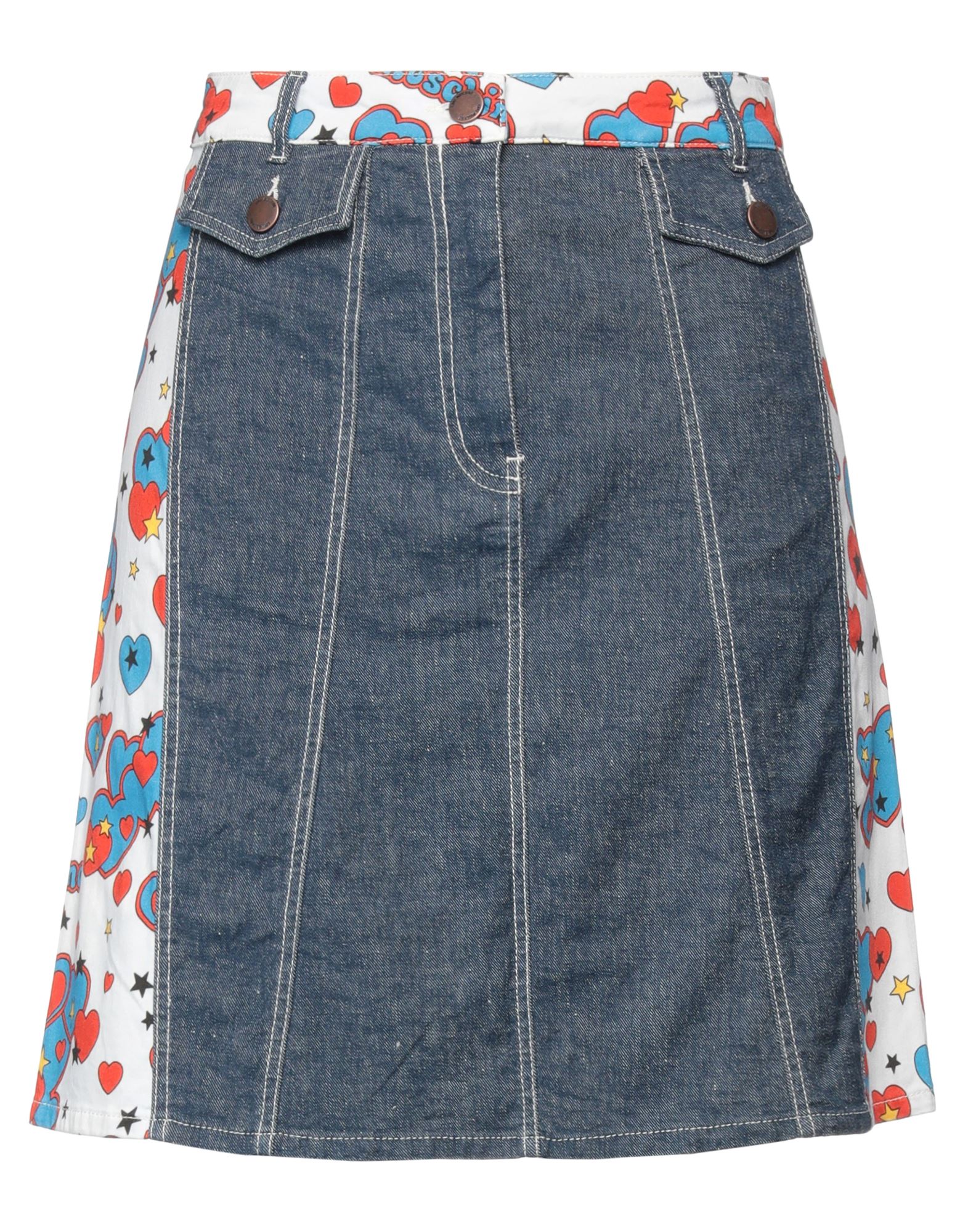 Love Moschino Denim Skirts In Blue