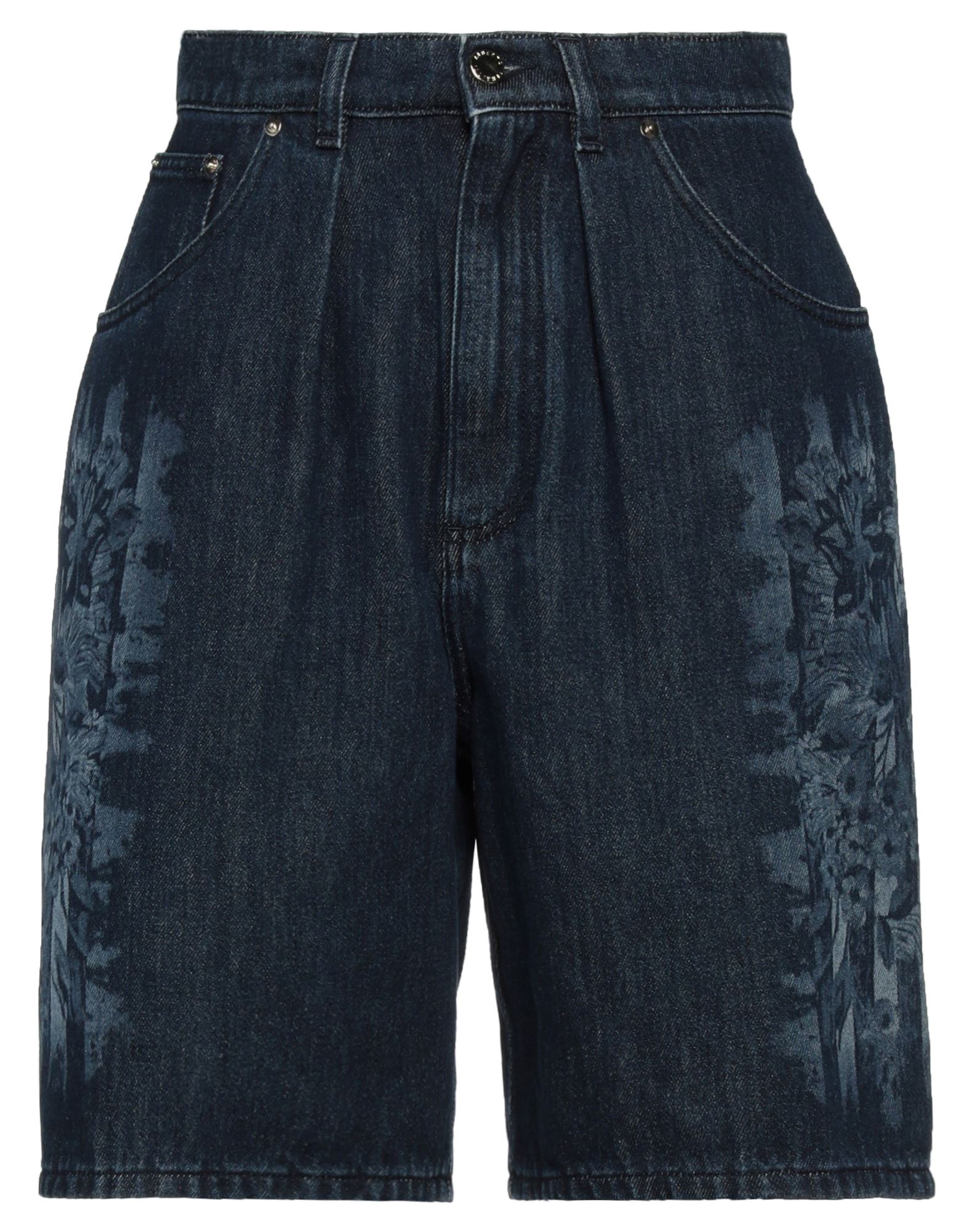 Alberta Ferretti Denim Shorts In Blue