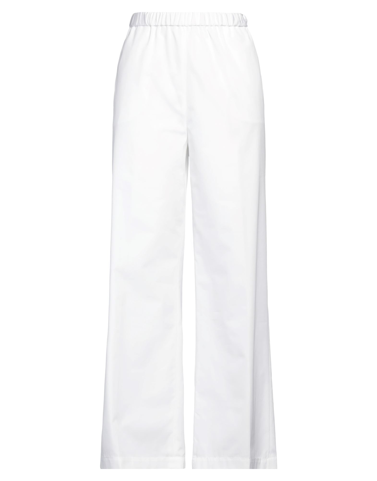 Shop Aspesi Woman Pants White Size 12 Cotton