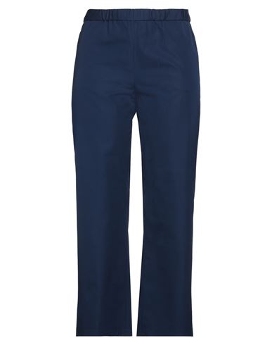 Aspesi Woman Pants Navy Blue Size 8 Cotton