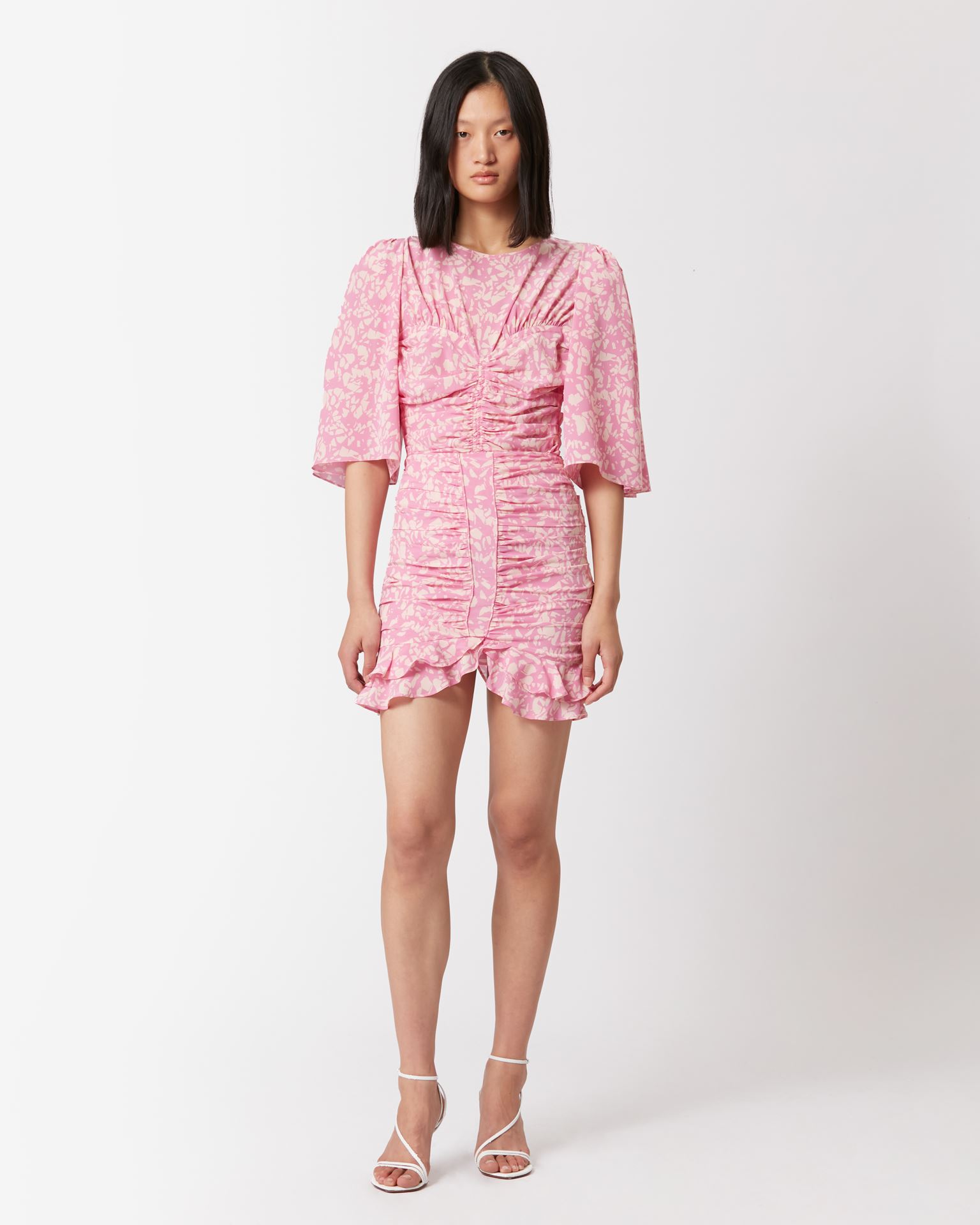Isabel Marant, Milendi Mini Silk Skirt - Women - Pink