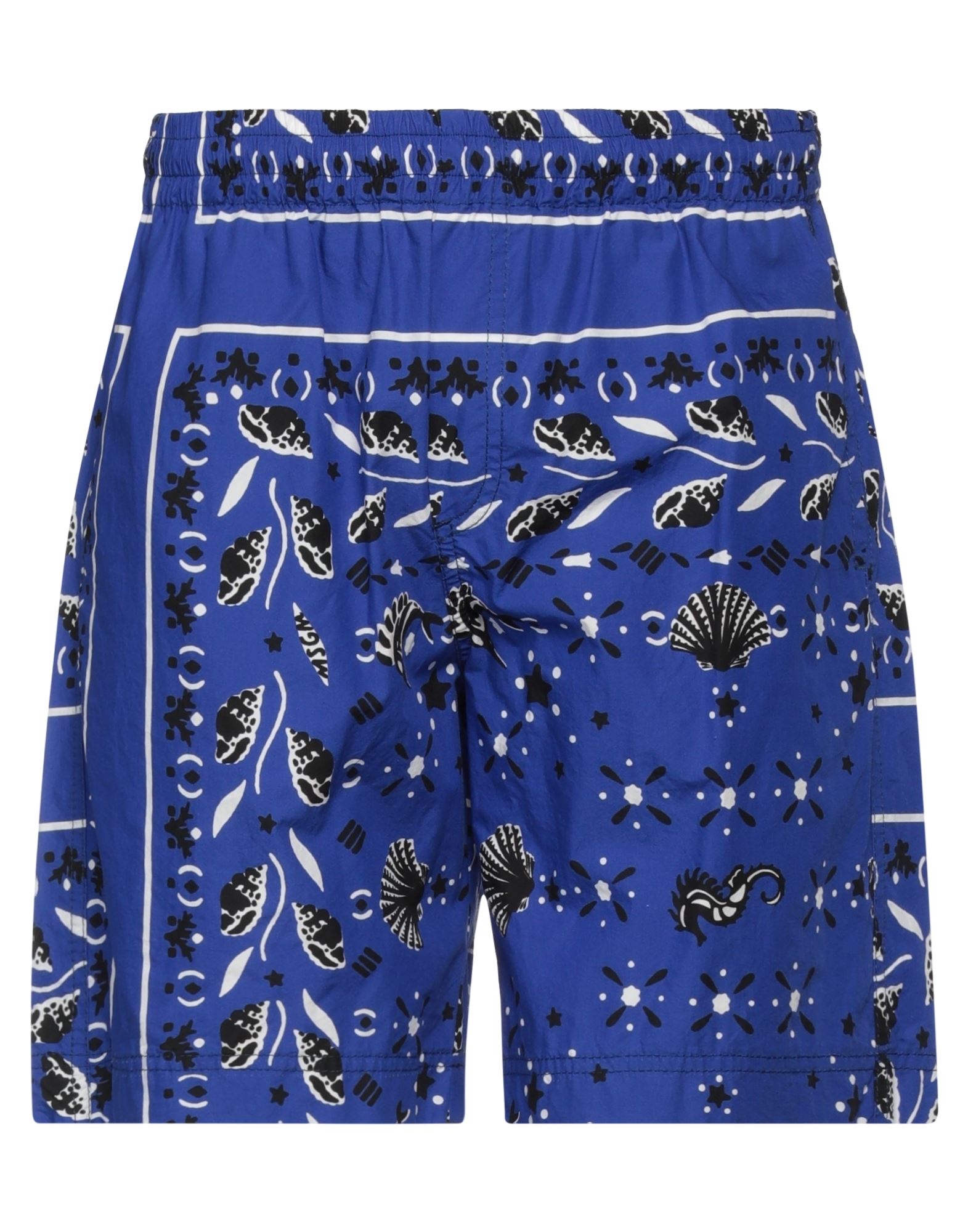 Msgm Man Shorts & Bermuda Shorts Blue Size 36 Cotton